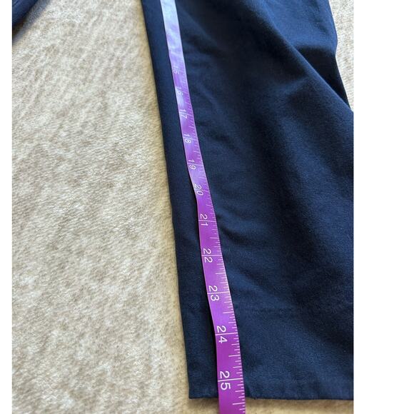 Talbots Navy Blue Chatham Ankle Side Zip Pants, Size 10 - Picture 8 of 8